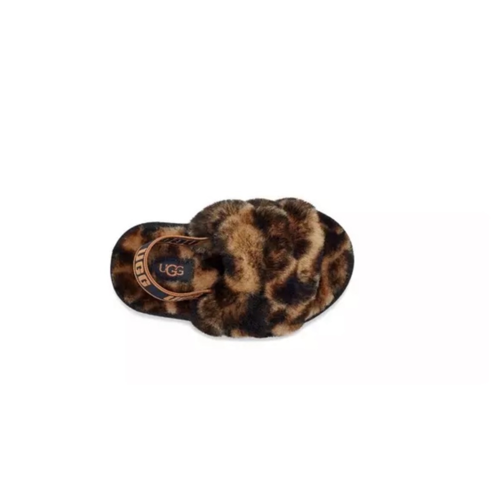 Toddler UGG Slides- Leopard Print - Picture 2 of 3